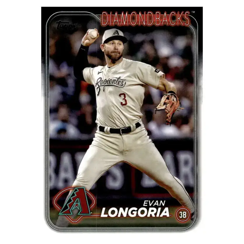 2024 Topps #304 Evan Longoria NM-MT Arizona Diamondbacks Baseball Card - Baseball Card Single