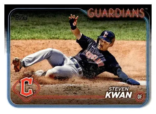 2024 Topps #312 Steven Kwan NM-MT Guardians ID:68788 - Baseball Card Single