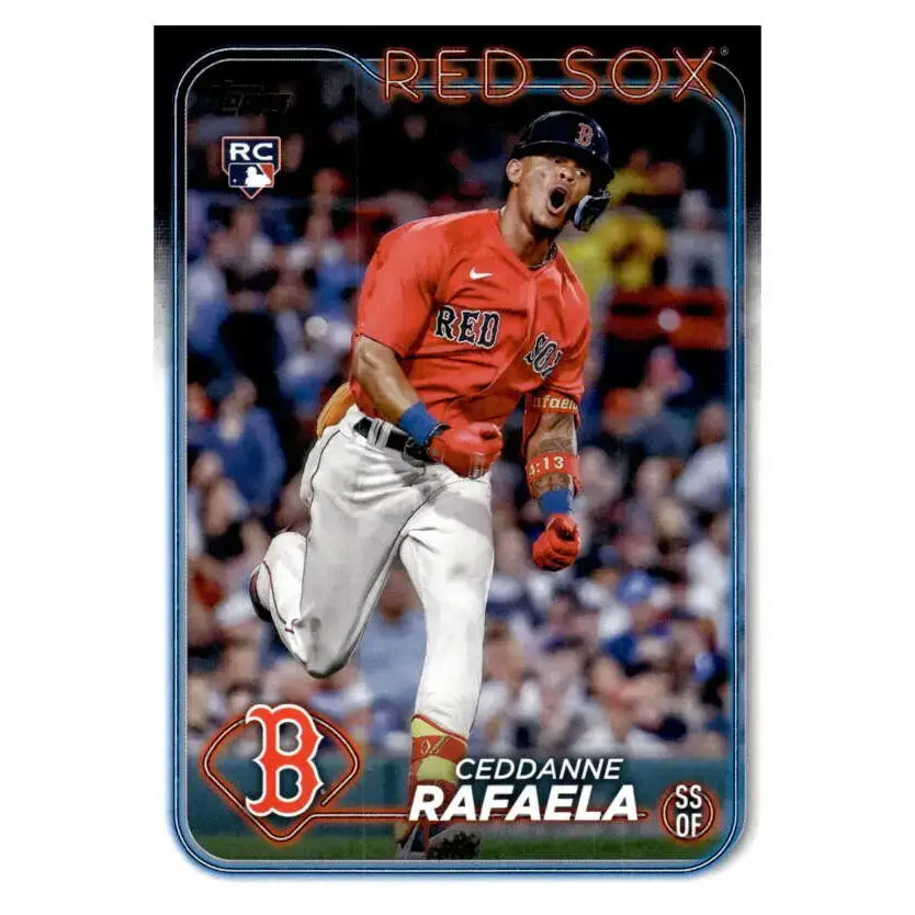 2024 Topps #313 Ceddanne Rafaela NM-MT RC Rookie Boston Red Sox Baseball Card - Baseball Card Single