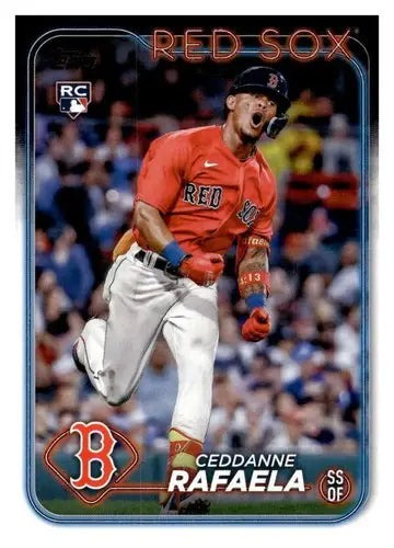 Ceddanne Rafaela Red Sox 2024 Topps rookie baseball card with original gloss