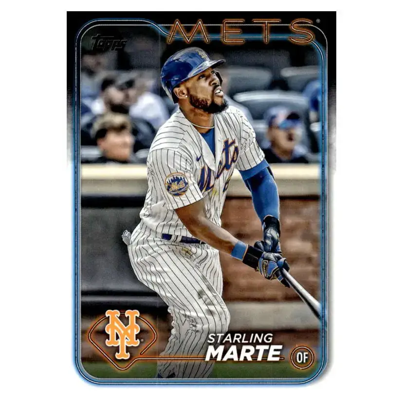 2024 Topps #317 Starling Marte NM-MT New York Mets Baseball Card - Baseball Card Single