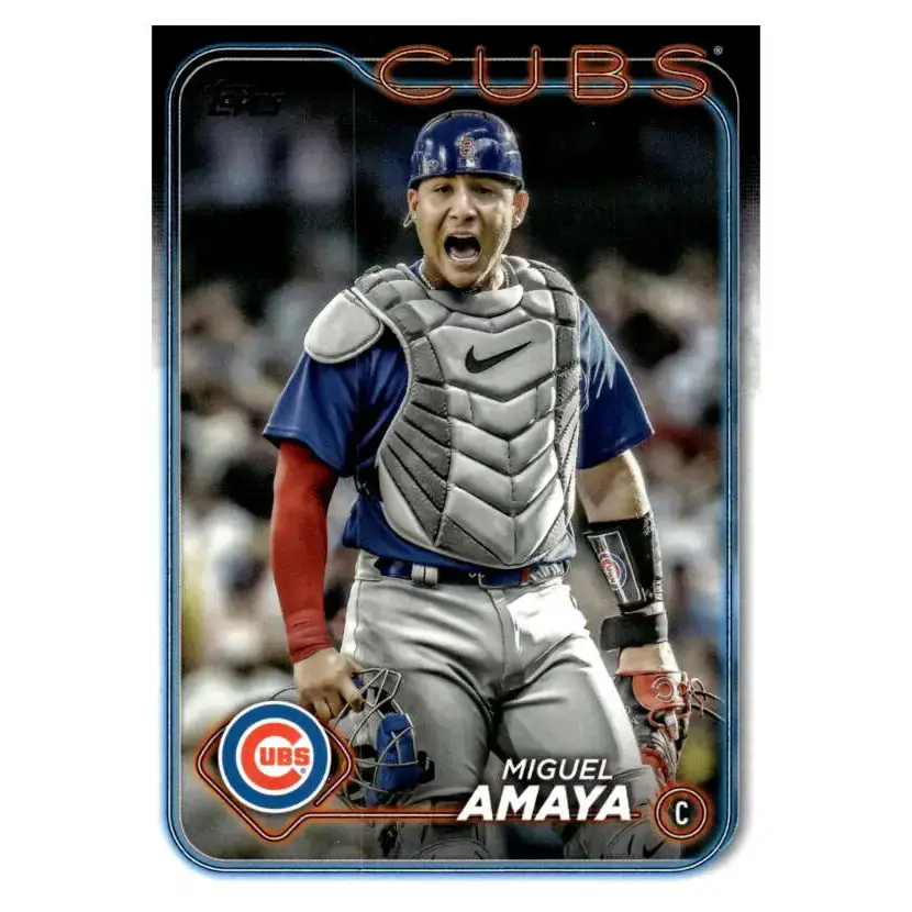 2024 Topps #319 Miguel Amaya NM-MT Chicago Cubs Baseball Card - Baseball Card Single