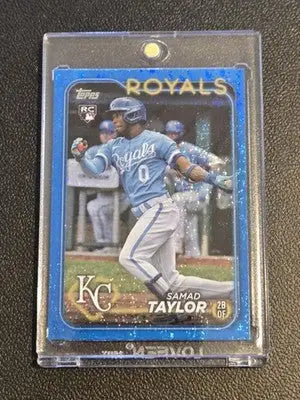 2024 Topps #32 Samad Taylor Blue Holofoil #/999 - Baseball Card Single
