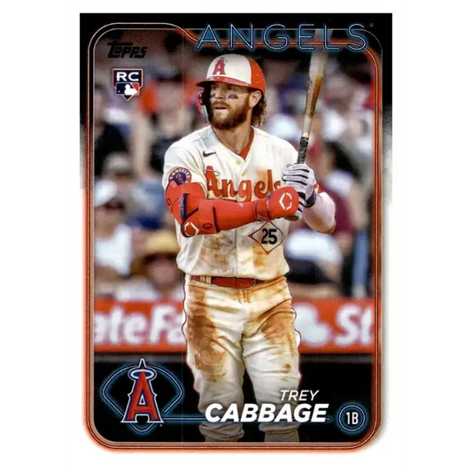 2024 Topps #321 Trey Cabbage NM-MT RC Rookie Los Angeles Angels Baseball Card - Baseball Card Single
