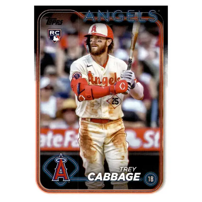 2024 Topps #321 Trey Cabbage NM-MT RC Rookie Los Angeles Angels Baseball Card - Baseball Card Single