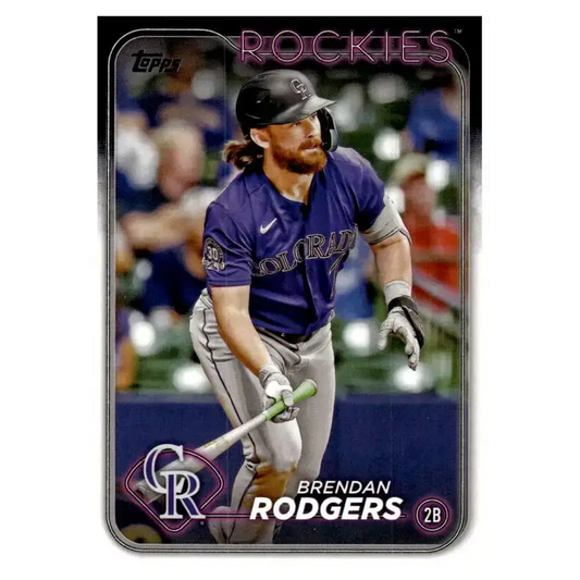 2024 Topps #322 Brendan Rodgers NM-MT Colorado Rockies Baseball Card - Baseball Card Single