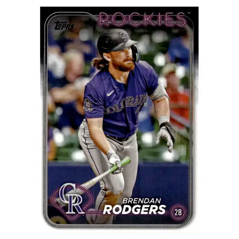 2024 Topps #322 Brendan Rodgers NM-MT Colorado Rockies Baseball Card - Baseball Card Single