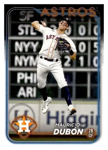 2024 Topps #326 Mauricio Dubon NM-MT Astros ID:71217 - Baseball Card Single