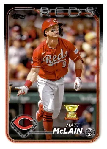 2024 Topps Matt McLain baseball card with original gloss, NM-MT condition