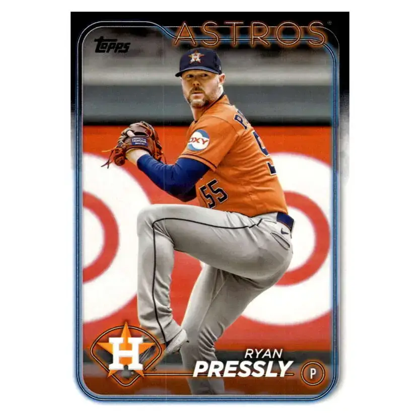 2024 Topps #331 Ryan Pressly NM-MT Houston Astros Baseball Card - Baseball Card Single