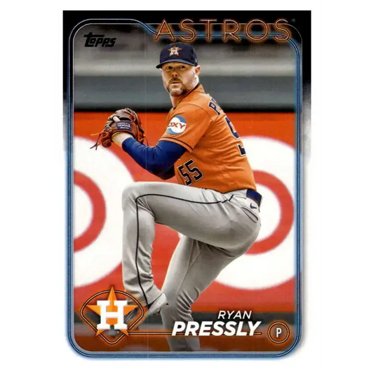 2024 Topps #331 Ryan Pressly NM-MT Houston Astros Baseball Card - Baseball Card Single