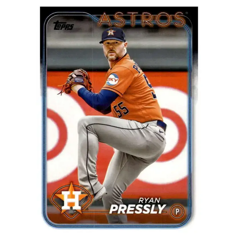 2024 Topps #331 Ryan Pressly NM-MT Houston Astros Baseball Card - Baseball Card Single