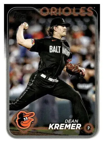 2024 Topps Dean Kremer baseball card with original gloss, NM-MT Orioles ID 73959