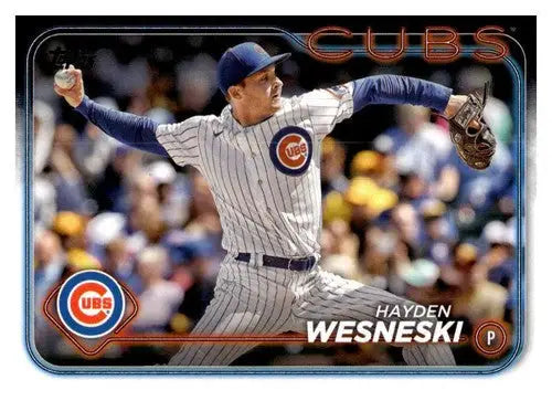2024 Topps Hayden Wesneski baseball card with original gloss, NM-MT condition
