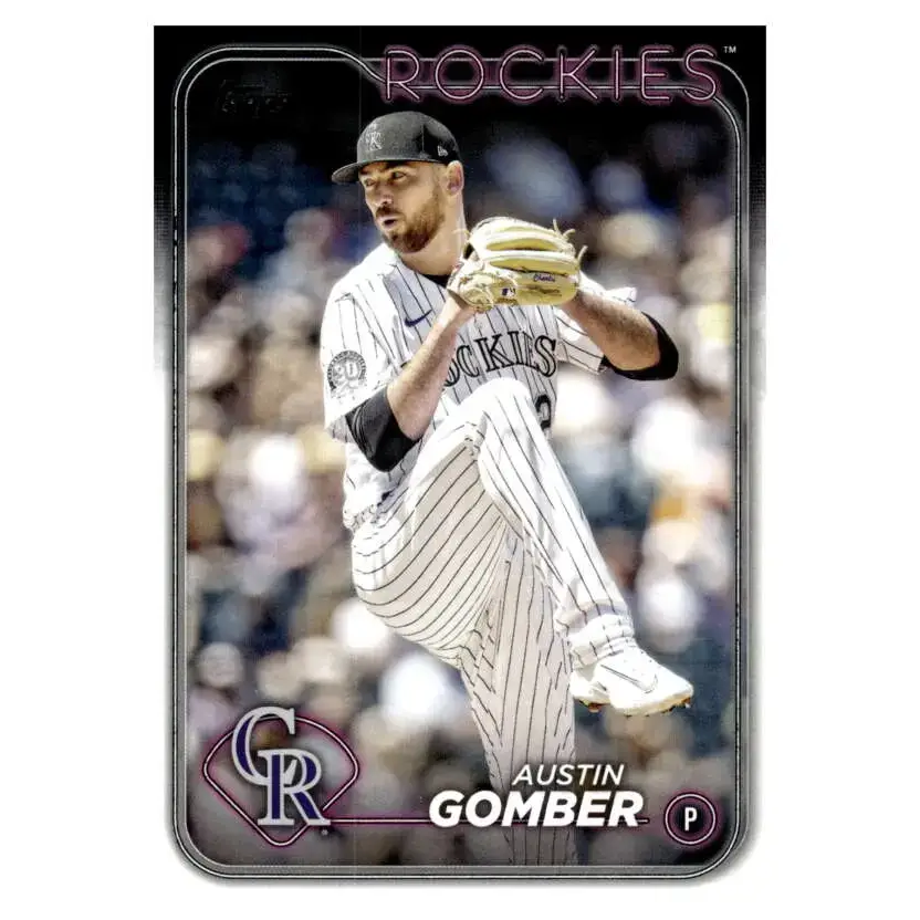 2024 Topps #340 Austin Gomber NM-MT Colorado Rockies Baseball Card - Baseball Card Single