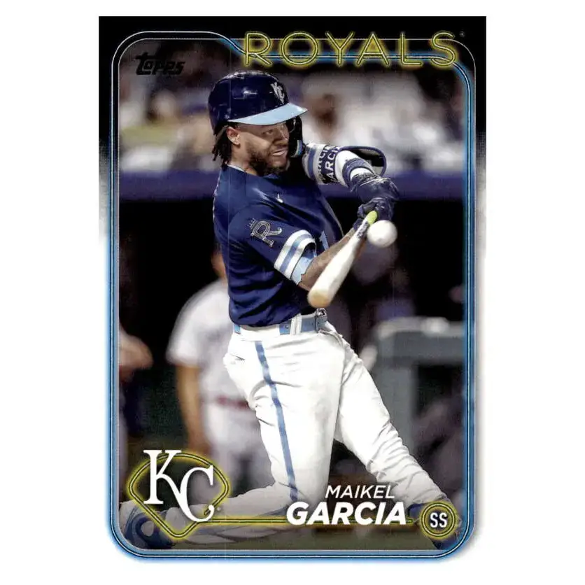 2024 Topps #342 Maikel Garcia NM-MT Kansas City Royals Baseball Card - Baseball Card Single