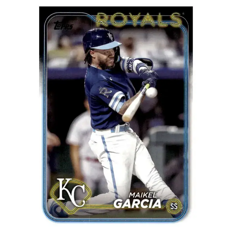 2024 Topps #342 Maikel Garcia NM-MT Kansas City Royals Baseball Card - Baseball Card Single