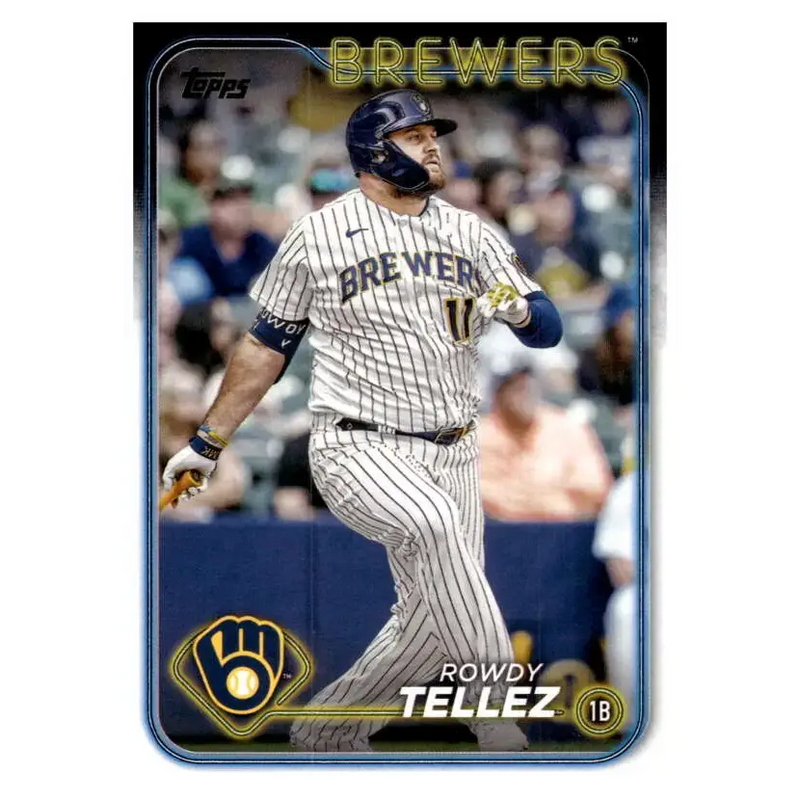 2024 Topps #343 Rowdy Tellez NM-MT Milwaukee Brewers Baseball Card - Baseball Card Single