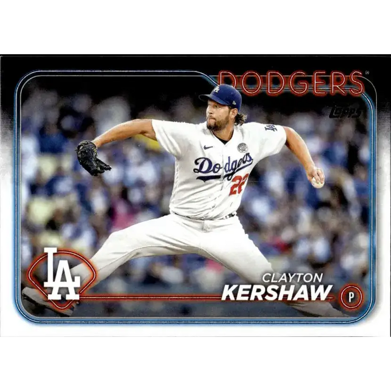2024 Topps #351 Clayton Kershaw NM-MT Los Angeles Dodgers Baseball Card - Baseball Card Single