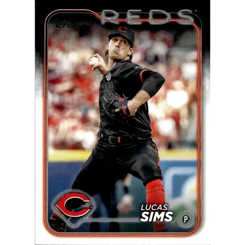 2024 Topps #355 Lucas Sims NM-MT Cincinnati Reds Baseball Card - Baseball Card Single