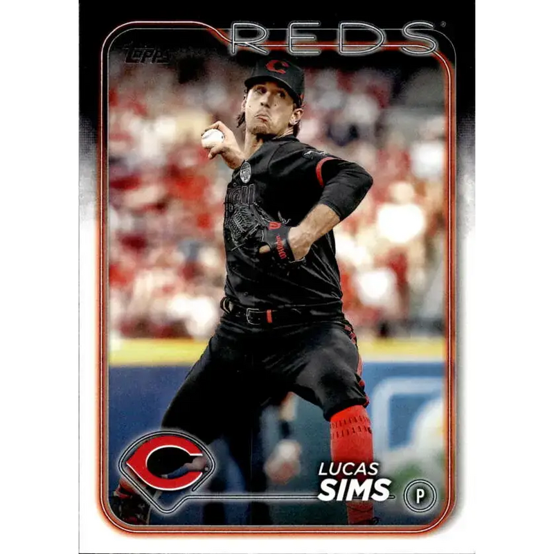2024 Topps #355 Lucas Sims NM-MT Cincinnati Reds Baseball Card - Baseball Card Single