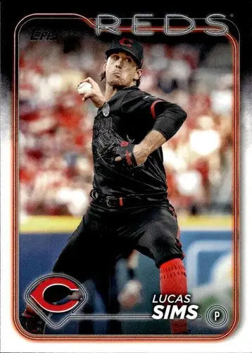 2024 Topps #355 Lucas Sims NM-MT Reds ID:71229 - Baseball Card Single