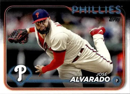 2024 Topps #356 Jose Alvarado NM-MT Phillies ID:70923 - Baseball Card Single
