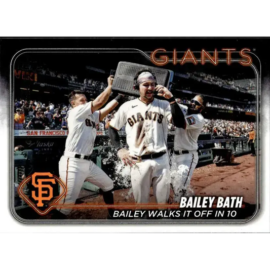 2024 Topps #358 Bailey Bath NM-MT San Francisco Giants Baseball Card - Baseball Card Single