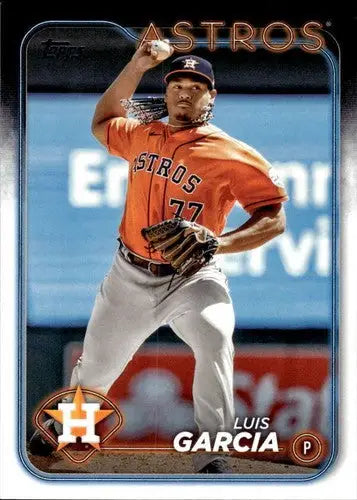 2024 Topps #359 Luis Garcia NM-MT Astros ID:70924 - Baseball Card Single