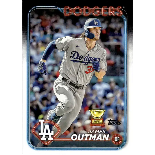 2024 Topps #362 James Outman NM-MT Los Angeles Dodgers Baseball Card - Baseball Card Single