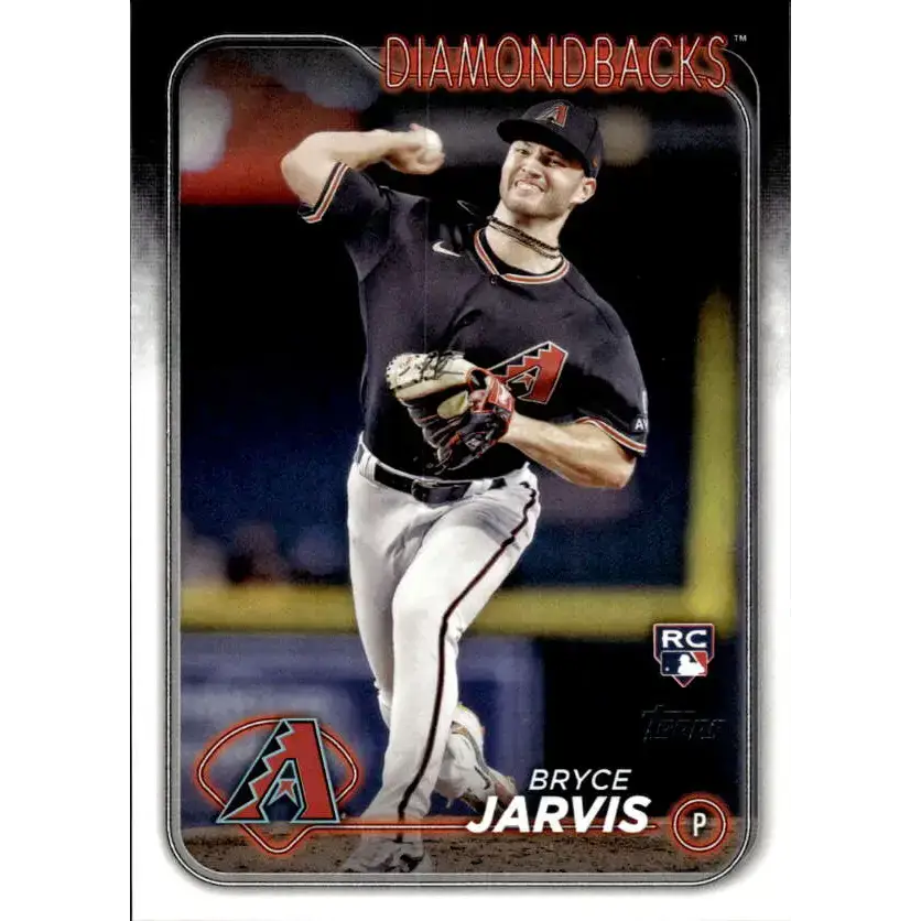 2024 Topps #363 Bryce Jarvis NM-MT RC Rookie Arizona Diamondbacks Baseball Card - Baseball Card Single