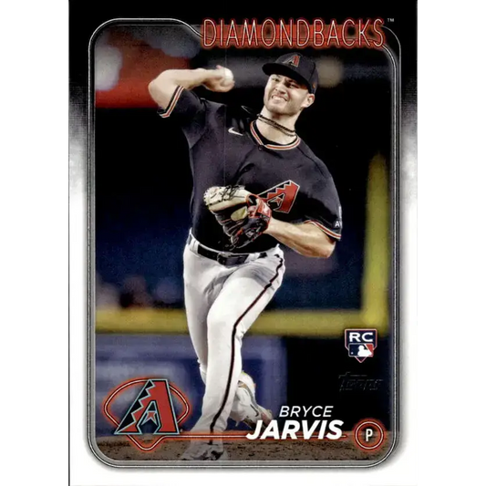 2024 Topps #363 Bryce Jarvis NM-MT RC Rookie Arizona Diamondbacks Baseball Card - Baseball Card Single