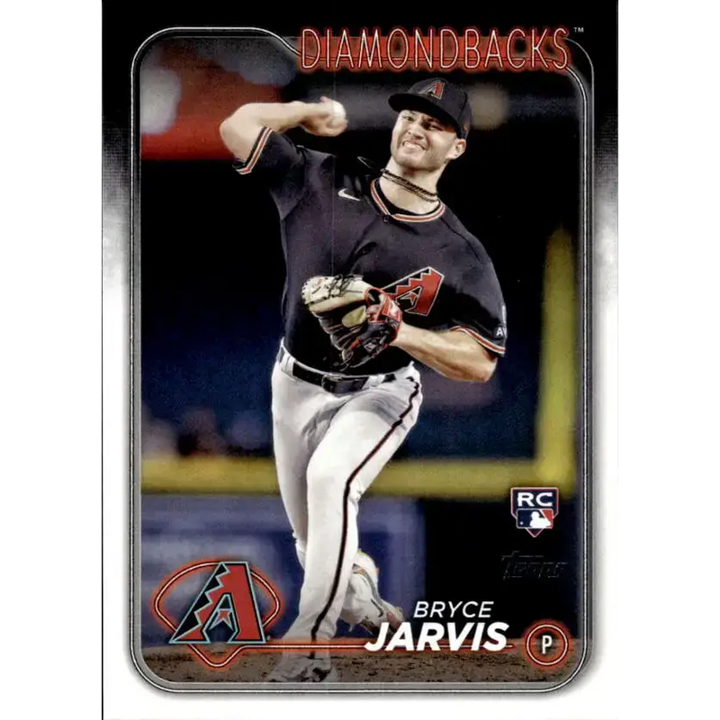 2024 Topps #363 Bryce Jarvis NM-MT RC Rookie Arizona Diamondbacks Baseball Card - Baseball Card Single