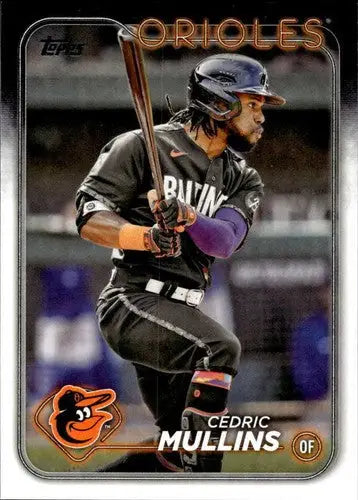 Original gloss Cedric Mullins baseball card from 2024 Topps #370 NM-MT Orioles