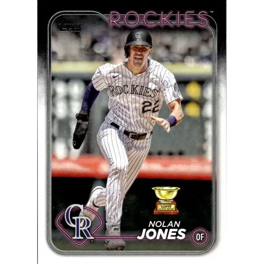 2024 Topps #374 Nolan Jones NM-MT Colorado Rockies Baseball Card - Baseball Card Single