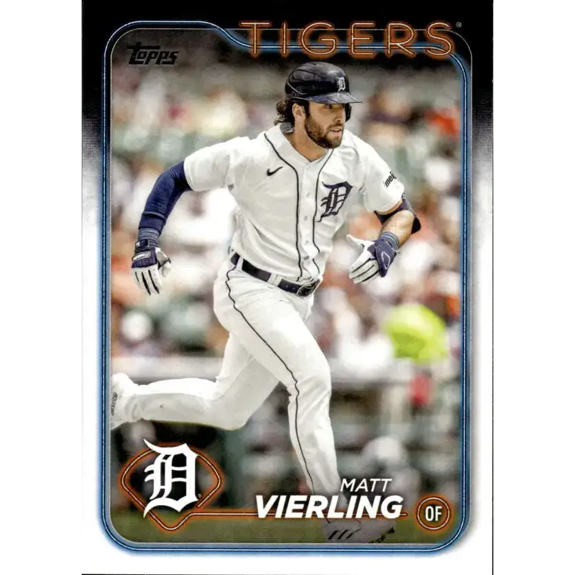 2024 Topps #375 Matt Vierling NM-MT Detroit Tigers Baseball Card - Baseball Card Single