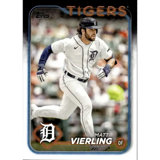 2024 Topps #375 Matt Vierling NM-MT Detroit Tigers Baseball Card - Baseball Card Single