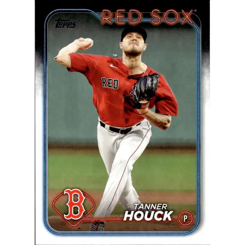 2024 Topps #377 Tanner Houck NM-MT Boston Red Sox Baseball Card - Baseball Card Single