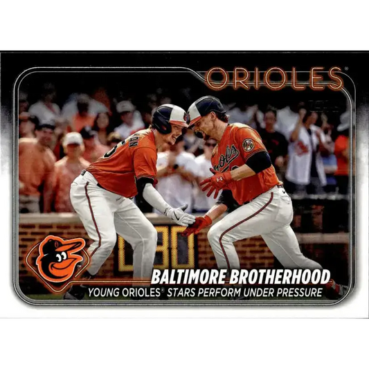 2024 Topps #378 Baltimore Brotherhood NM-MT Baltimore Orioles Baseball Card - Baseball Card Single