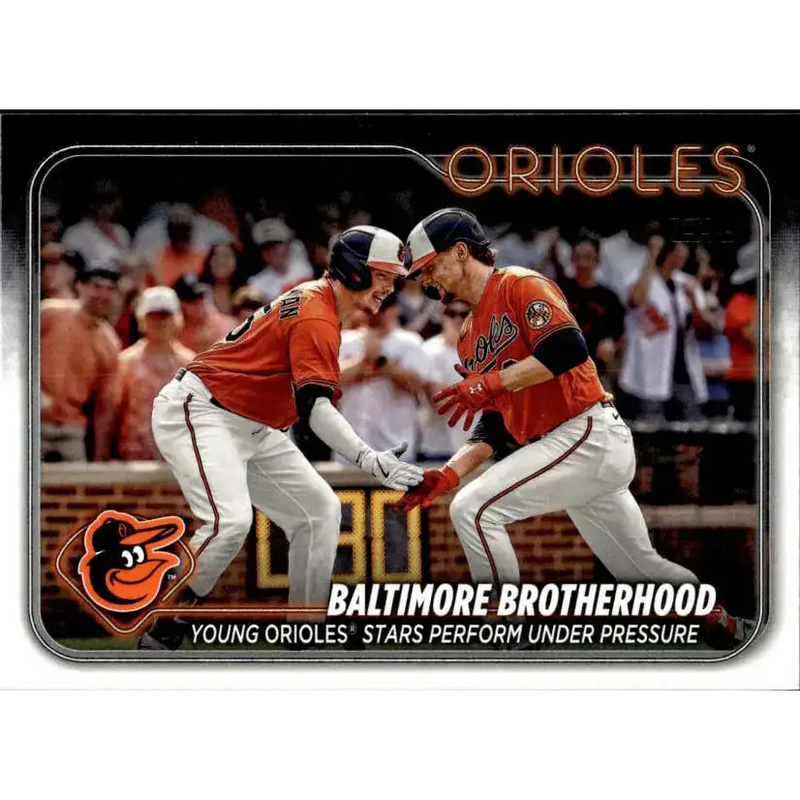 2024 Topps #378 Baltimore Brotherhood NM-MT Baltimore Orioles Baseball Card - Baseball Card Single