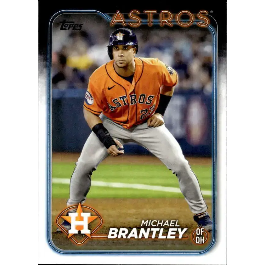 2024 Topps #381 Michael Brantley NM-MT Houston Astros Baseball Card - Baseball Card Single