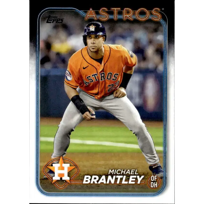 2024 Topps #381 Michael Brantley NM-MT Houston Astros Baseball Card - Baseball Card Single