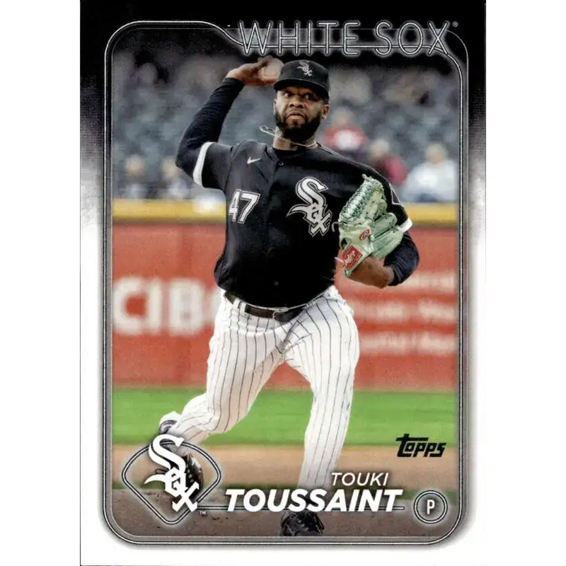2024 Topps #385 Touki Toussaint NM-MT Chicago White Sox Baseball Card - Baseball Card Single