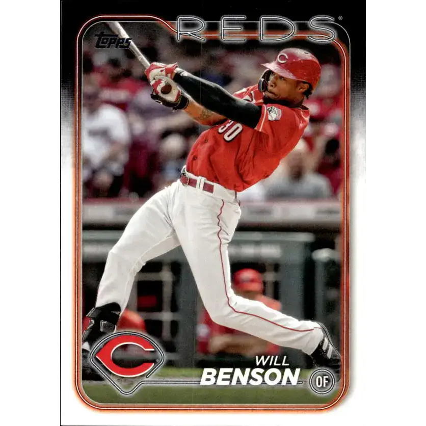 2024 Topps #386 Will Benson NM-MT Cincinnati Reds Baseball Card - Baseball Card Single