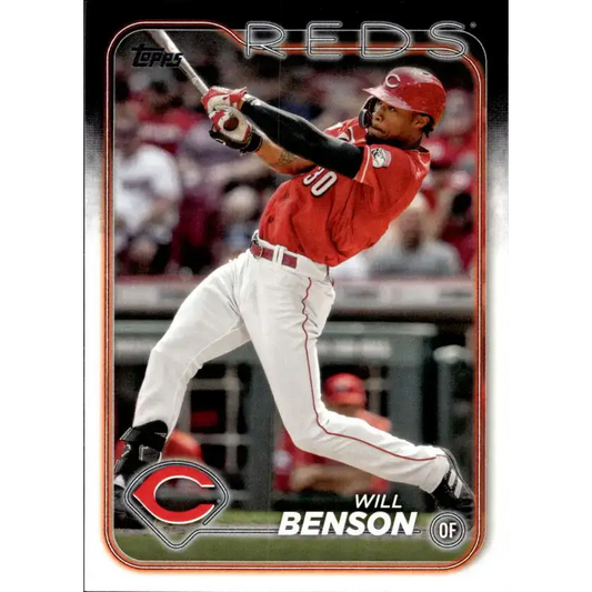 2024 Topps #386 Will Benson NM-MT Cincinnati Reds Baseball Card - Baseball Card Single