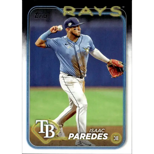 2024 Topps #392 Isaac Paredes NM-MT Tampa Bay Rays Baseball Card - Baseball Card Single