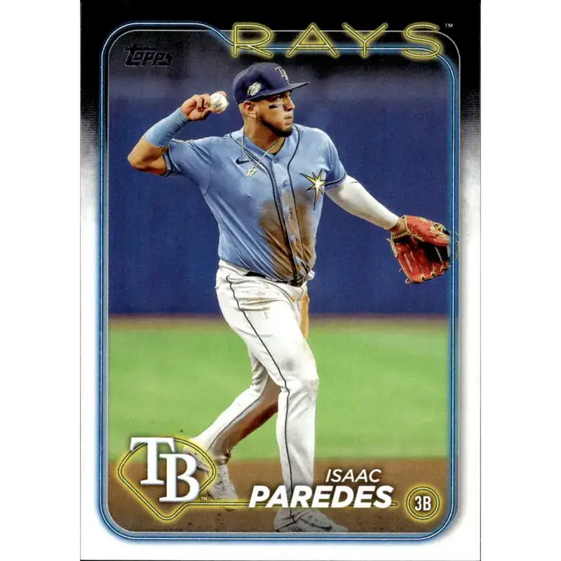 2024 Topps #392 Isaac Paredes NM-MT Tampa Bay Rays Baseball Card - Baseball Card Single