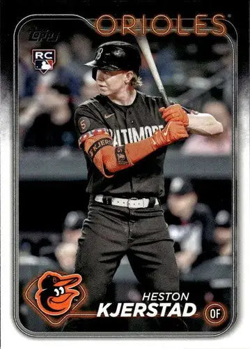 2024 Topps #394 Heston Kjerstad NM-MT RC Rookie Orioles ID:70936 - Baseball Card Single