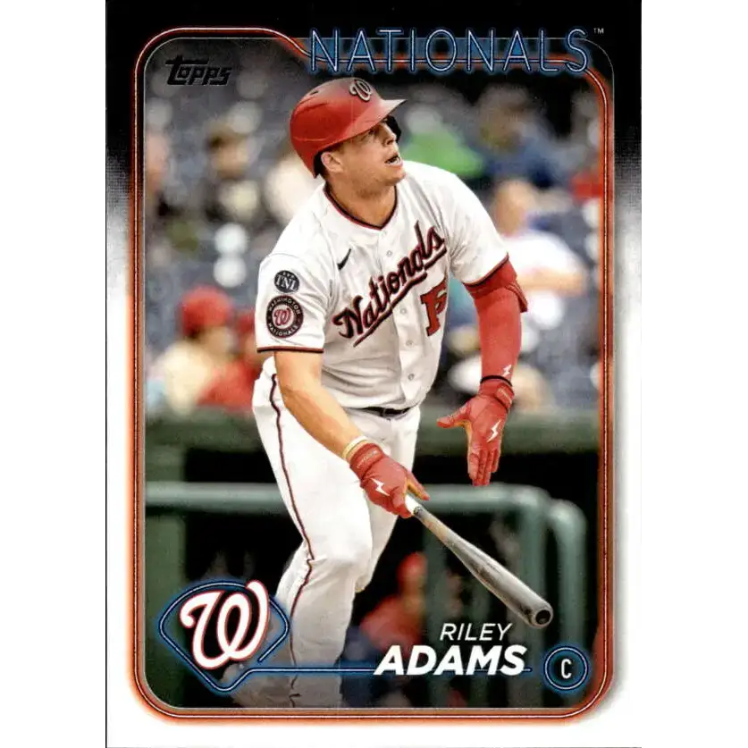 2024 Topps #395 Riley Adams NM-MT Washington Nationals Baseball Card - Baseball Card Single
