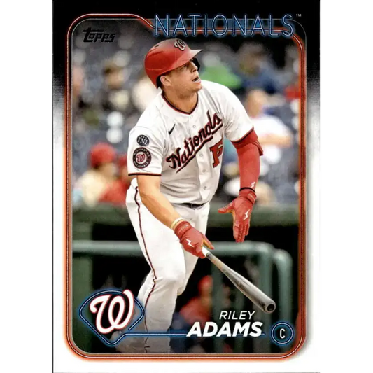 2024 Topps #395 Riley Adams NM-MT Washington Nationals Baseball Card - Baseball Card Single